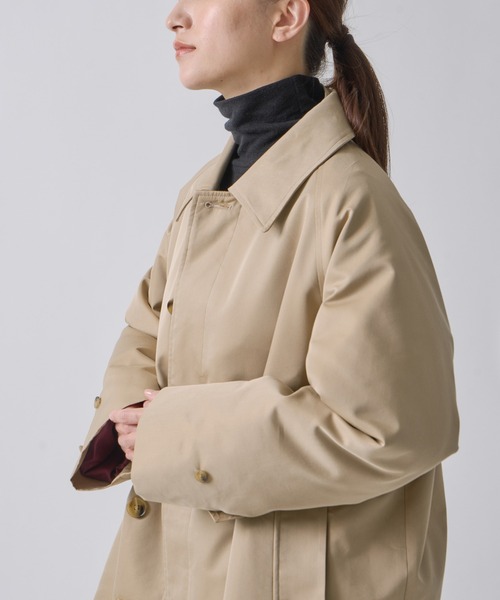 miffew(ミフュー)の「「miffew/ ミフュー」SINGLE SLEEVE DOWN COAT(ダウンジャケット/コート・レディース・ベージュ/ネイビー・1/2/3/4)」の14枚目の写真
