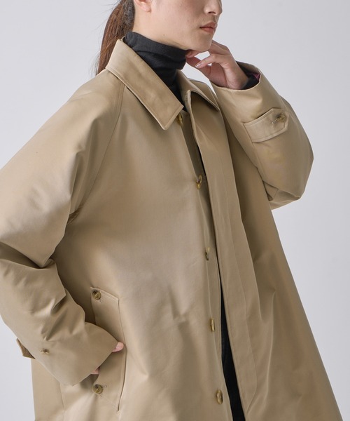 miffew(ミフュー)の「「miffew/ ミフュー」SINGLE SLEEVE DOWN COAT(ダウンジャケット/コート・レディース・ベージュ/ネイビー・1/2/3/4)」の15枚目の写真