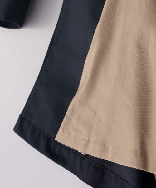 miffew(ミフュー)の「「miffew/ ミフュー」SINGLE SLEEVE DOWN COAT(ダウンジャケット/コート・レディース・ベージュ/ネイビー・1/2/3/4)」の3枚目の写真