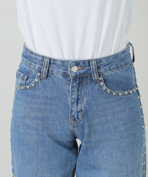 CITYSHOP（シティーショップ）の「SANDY LIANG UPDO JEAN・デニムパンツ（デニムパンツ・レディース・ブルー・25cm/27cm）」の5枚目の写真