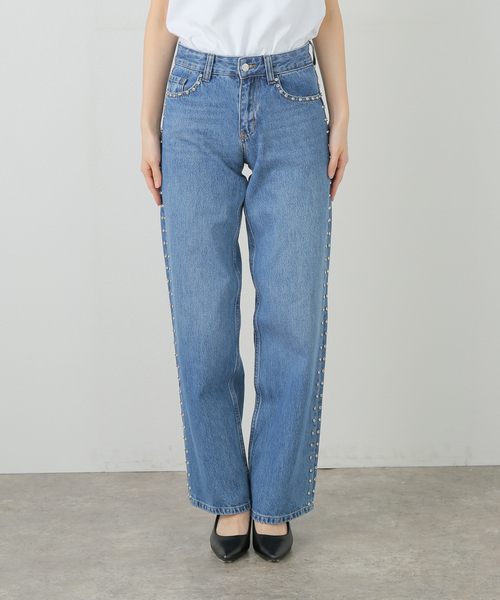 CITYSHOP（シティーショップ）の「SANDY LIANG UPDO JEAN・デニムパンツ（デニムパンツ・レディース・ブルー・25cm/27cm）」の15枚目の写真