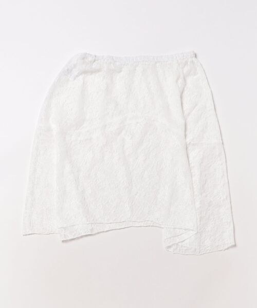 LOWRYS FARM（ローリーズファーム）の「マルチWAYレーススカート　497453（スカート・レディース・ホワイト/ブラック・FREE）」の9枚目の写真