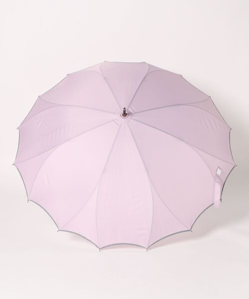 aimoha（アイモハ）の「花びらフレームのジャンプ傘（長傘・レディース・ブラック/ライトベージュ/パープル/グリーン/ピンク・FREE）」の11枚目の写真