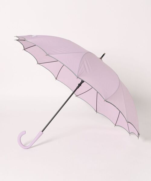 aimoha（アイモハ）の「花びらフレームのジャンプ傘（長傘・レディース・ブラック/ライトベージュ/パープル/グリーン/ピンク・FREE）」の16枚目の写真