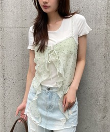 FOREVER 21 | 【2025SS】花柄キャミ2PTシャツ(Tシャツ/カットソー)