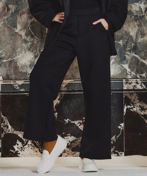 Sov.（ソブ）の「Noモノフィラエアクッション ストレッチパンツ（その他パンツ・レディース・ブラック/カーキ・38/36）」の2枚目の写真