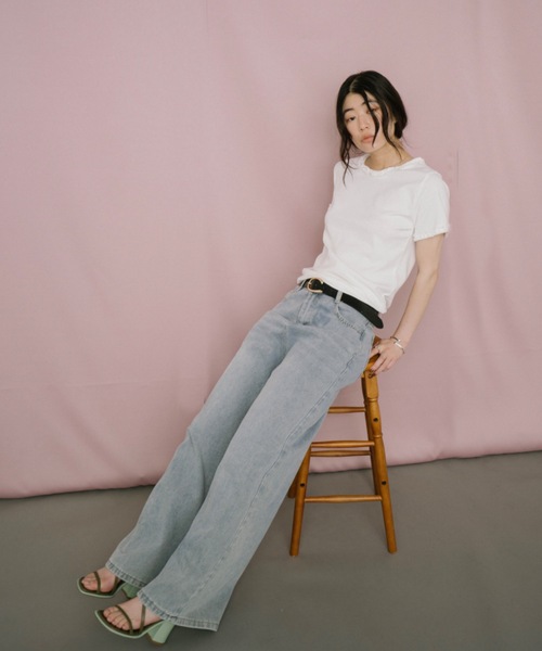 DRWCYS（ドロシーズ）の「ワイドレッグデニムパンツ（デニムパンツ・レディース・ブルー・SMALL/MEDIUM）」の10枚目の写真