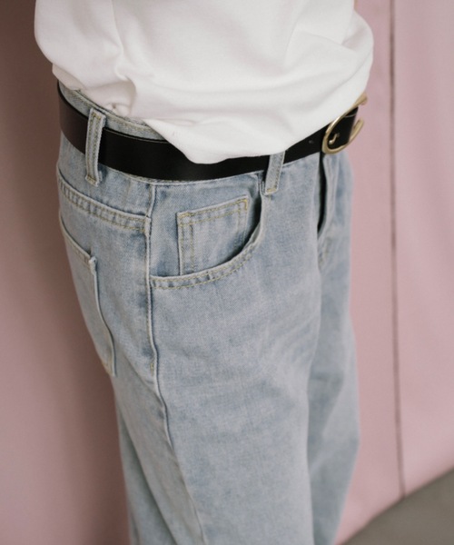 DRWCYS（ドロシーズ）の「ワイドレッグデニムパンツ（デニムパンツ・レディース・ブルー・SMALL/MEDIUM）」の12枚目の写真