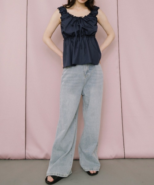 DRWCYS（ドロシーズ）の「ワイドレッグデニムパンツ（デニムパンツ・レディース・ブルー・SMALL/MEDIUM）」の15枚目の写真