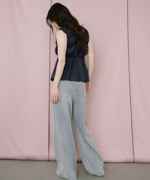 DRWCYS（ドロシーズ）の「ワイドレッグデニムパンツ（デニムパンツ・レディース・ブルー・SMALL/MEDIUM）」の16枚目の写真