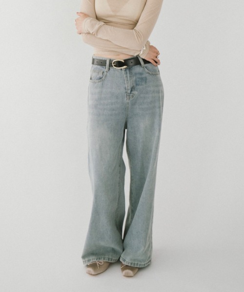 DRWCYS（ドロシーズ）の「ワイドレッグデニムパンツ（デニムパンツ・レディース・ブルー・SMALL/MEDIUM）」の19枚目の写真