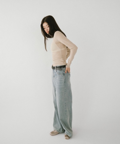 DRWCYS（ドロシーズ）の「ワイドレッグデニムパンツ（デニムパンツ・レディース・ブルー・SMALL/MEDIUM）」の18枚目の写真