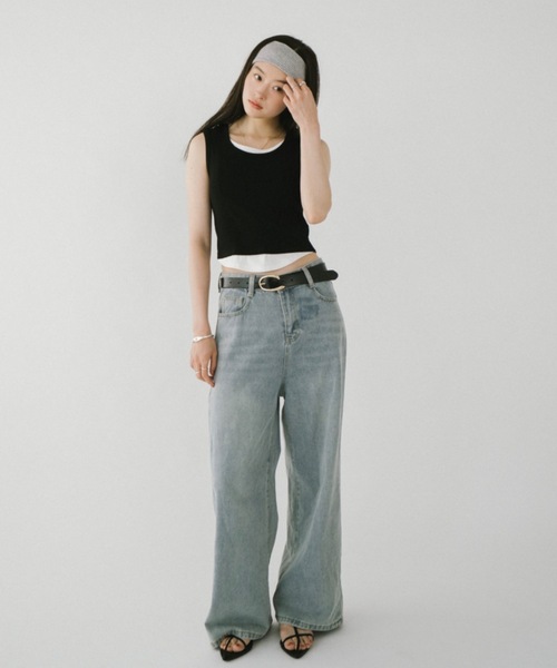 DRWCYS（ドロシーズ）の「ワイドレッグデニムパンツ（デニムパンツ・レディース・ブルー・SMALL/MEDIUM）」の20枚目の写真