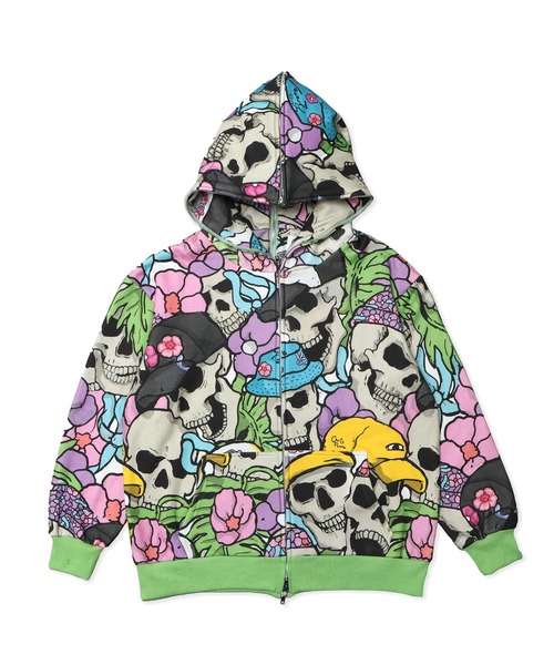 Chris Pyrate(クリスパイレート )の「CHRIS PYRATE SKULL All ZIP HOODIE(パーカー・メンズ・その他・XS/S/M/L/XL)」の1枚目の写真