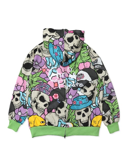 Chris Pyrate(クリスパイレート )の「CHRIS PYRATE SKULL All ZIP HOODIE(パーカー・メンズ・その他・XS/S/M/L/XL)」の3枚目の写真
