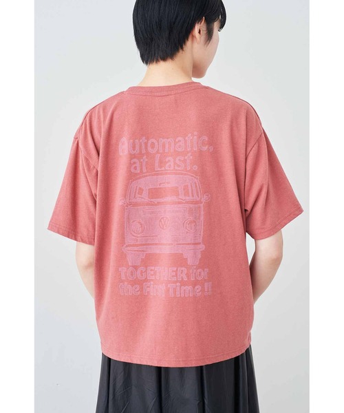 MEDE19F(メデジュウキュウ)の「MEDE19F VOLKS WAGEN for MEDE19F 洗いをかけたくったりTシャツ(Tシャツ/カットソー・レディース・バーガンディー/ブルー・L/M/LL)」の16枚目の写真