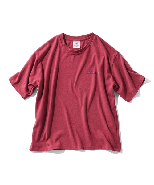 MEDE19F(メデジュウキュウ)の「MEDE19F VOLKS WAGEN for MEDE19F 洗いをかけたくったりTシャツ(Tシャツ/カットソー・レディース・バーガンディー/ブルー・L/M/LL)」の17枚目の写真