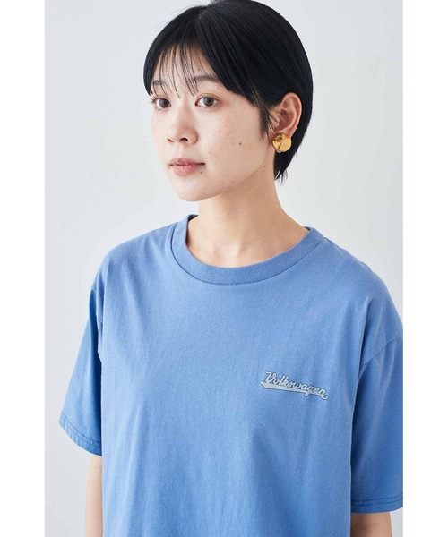 MEDE19F(メデジュウキュウ)の「MEDE19F VOLKS WAGEN for MEDE19F 洗いをかけたくったりTシャツ(Tシャツ/カットソー・レディース・バーガンディー/ブルー・L/M/LL)」の13枚目の写真