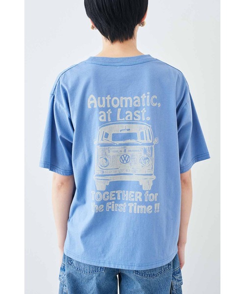 MEDE19F(メデジュウキュウ)の「MEDE19F VOLKS WAGEN for MEDE19F 洗いをかけたくったりTシャツ(Tシャツ/カットソー・レディース・バーガンディー/ブルー・L/M/LL)」の14枚目の写真