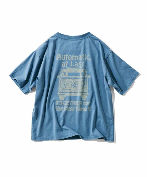 MEDE19F(メデジュウキュウ)の「MEDE19F VOLKS WAGEN for MEDE19F 洗いをかけたくったりTシャツ(Tシャツ/カットソー・レディース・バーガンディー/ブルー・L/M/LL)」の20枚目の写真