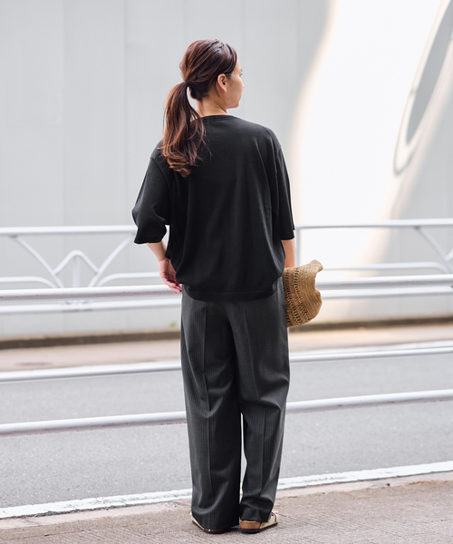 FRAMeWORK（フレームワーク）の「シアーニットTシャツ（ニット