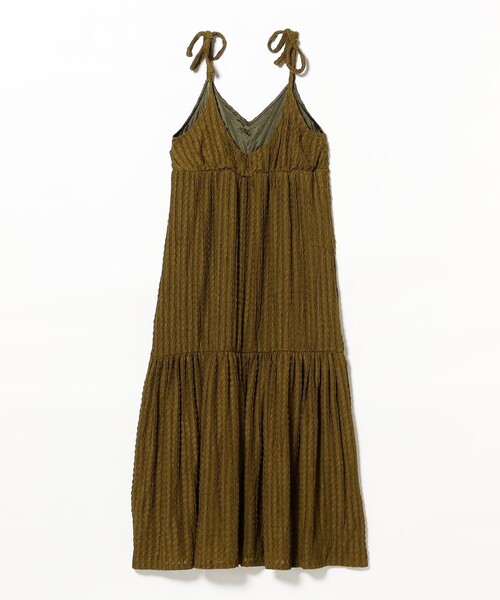 B:MING by BEAMS（ビーミングバイビームス）の「ジャカード キャミ ワンピース（S～M）（ワンピース・レディース・ブラック/カーキ・MEDIUM/SMALL）」の10枚目の写真
