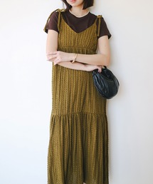 B:MING by BEAMS | ジャカード キャミ ワンピース（S～M）(ワンピース)