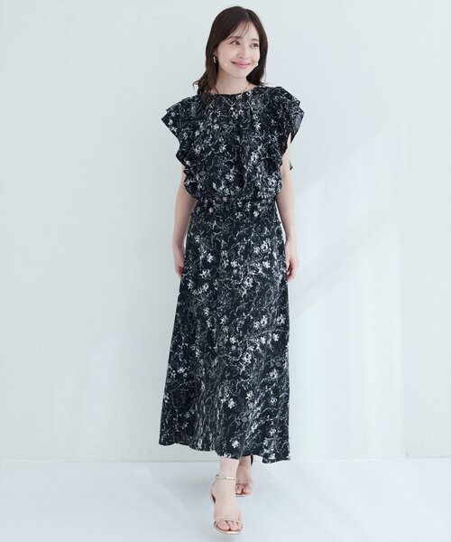 natural couture(ナチュラルクチュール)の「【mizu】シャーリングヘムフリル袖ブラウス(シャツ/ブラウス・レディース・ベージュ系その他/ブルー系その他/ブラック系その他・FREE)」の13枚目の写真