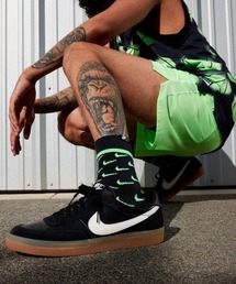 NIKE（ナイキ）の「NIKE ナイキ KILLSHOT 2 LEATHER メンズスニーカー ロープロファイルシューズ(ナイキキルショット2レザー) 432997-070 ブラック/セイル/ガムイエロー（スニーカー）」