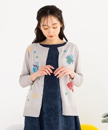 sabstreet my standard（サブストリートマイスタンダード）の「星座モチーフ刺繍カーディガン（カーディガン/ボレロ）」