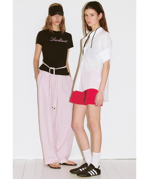 tシャツ シンプルデザイン レタリングプリント 半袖Tシャツ FX25S403「Fano Studios」「2025SS」 レディース メンズ シンプルデザイン レタリングプリント 半袖Tシャツ FX25S403