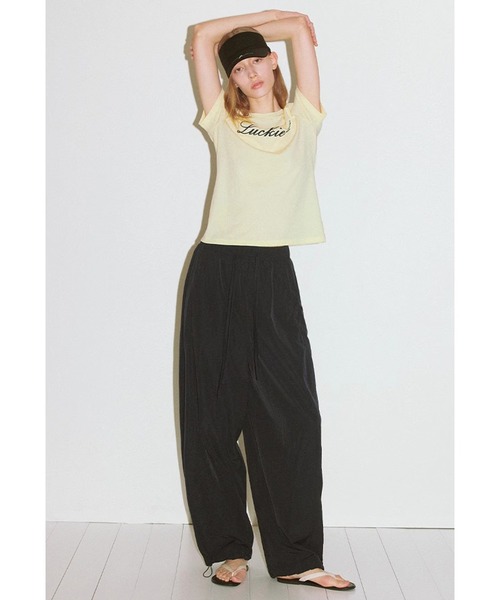 tシャツ シンプルデザイン レタリングプリント 半袖Tシャツ FX25S403「Fano Studios」「2025SS」 レディース メンズ シンプルデザイン レタリングプリント 半袖Tシャツ FX25S403