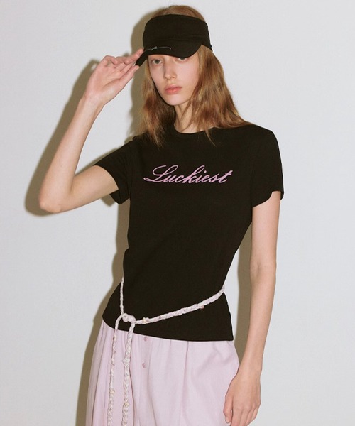 tシャツ シンプルデザイン レタリングプリント 半袖Tシャツ FX25S403「Fano Studios」「2025SS」 レディース メンズ シンプルデザイン レタリングプリント 半袖Tシャツ FX25S403