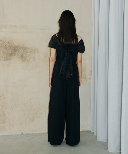 ノットシャツドッキングセットアップドレス / knot shirt docking