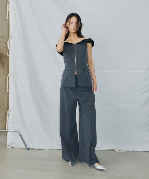 タグ付き アンドレスド セットアップ セール】ノットシャツドッキングセットアップドレス / knot shirt