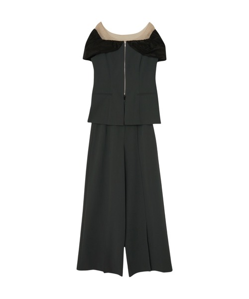 セール】ノットシャツドッキングセットアップドレス / knot shirt