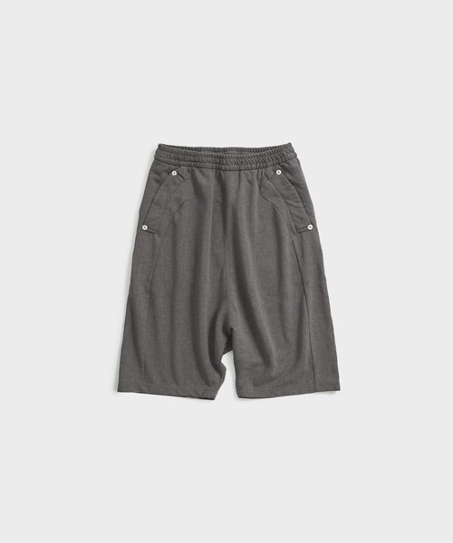 CONZ(コンズ)の「LOUNGE SHORTS/ウォッシュ加工/サルエルパンツ/(スウェットパンツ・メンズ・ブラック/グレー・1/2)」の18枚目の写真