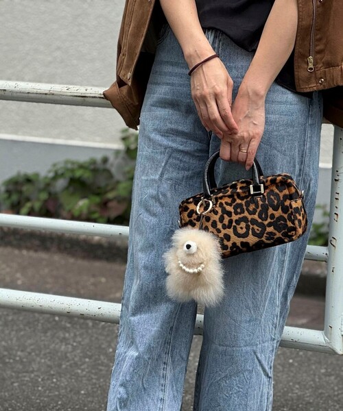 CHRISTIAN VILLA(クリスチャンヴィラ)の「【CHRISTIAN VILLA/クリスチャンヴィラ】 レオパードハラコボストンバッグ(ボストンバッグ・レディース・レオパード・FREE)」の2枚目の写真