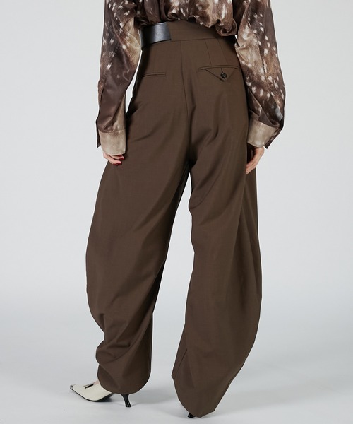 Pre-Order】アシメタックベルトパンツ / Asymmetrical Belt