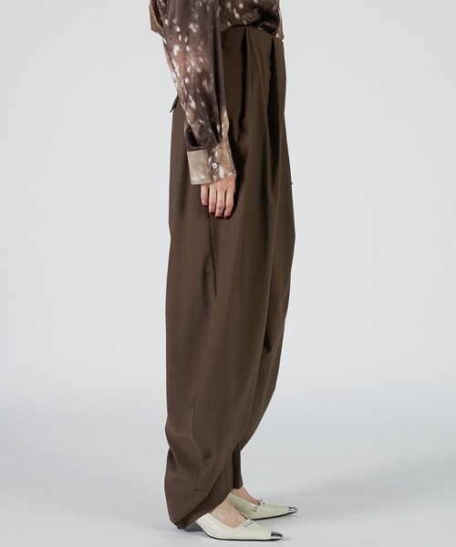 PRANK PROJECT（プランクプロジェクト）の「アシメタックベルトパンツ / Asymmetrical Belt Pants（その他パンツ・レディース・グレー/ブラック/ブラウン/ダークブラウン・36/38/34）」の18枚目の写真