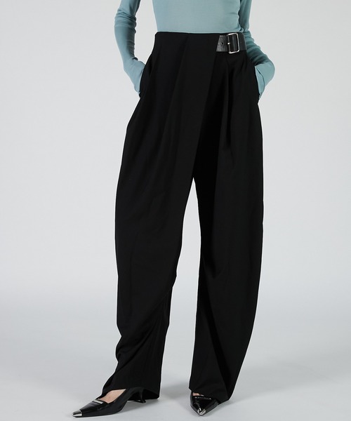 PRANK PROJECT（プランクプロジェクト）の「アシメタックベルトパンツ / Asymmetrical Belt Pants（その他パンツ・レディース・グレー/ブラック/ブラウン/ダークブラウン・36/38/34）」の19枚目の写真