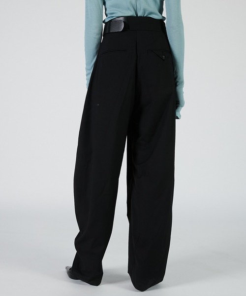 ＢＥＬＴ　ＷＩＤＥ　ＡＳＹＭＭＥＴＲＹ－ＴＲＯＵＳＥＲＳ 新品未使用 Pre-Order】アシメタックベルトパンツ / Asymmetrical Belt
