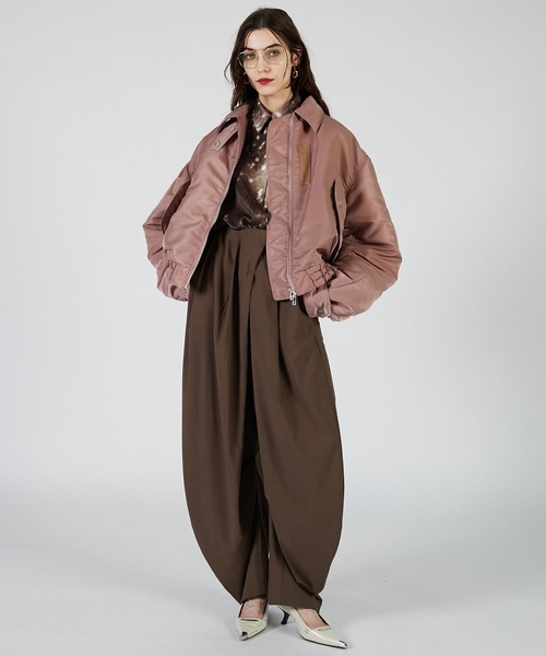 PRANK PROJECT（プランクプロジェクト）の「アシメタックベルトパンツ / Asymmetrical Belt Pants（その他パンツ・レディース・グレー/ブラック/ブラウン/ダークブラウン・36/38/34）」の6枚目の写真