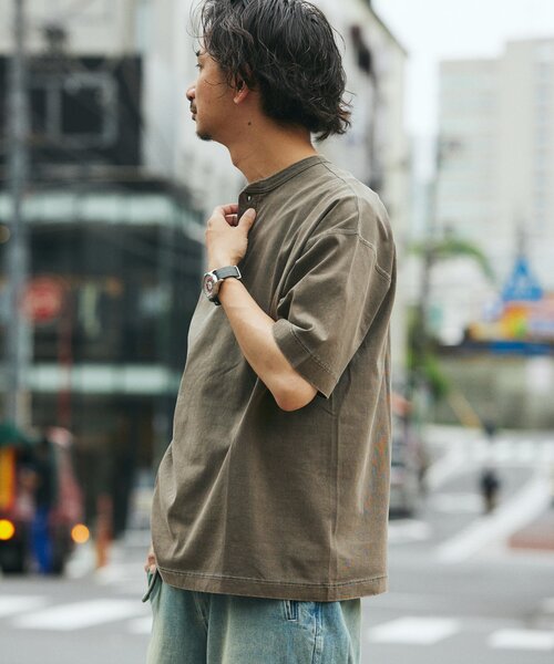 Healthknit（ヘルスニット）の「Healthknit / ヘルスニット 別注 ヘンリーネックTシャツ（Tシャツ/カットソー・メンズ・ホワイト/アイボリー/ブラック系その他/チョコ/ピンク系その他・SMALL/MEDIUM/LARGE/X-LARGE）」の18枚目の写真
