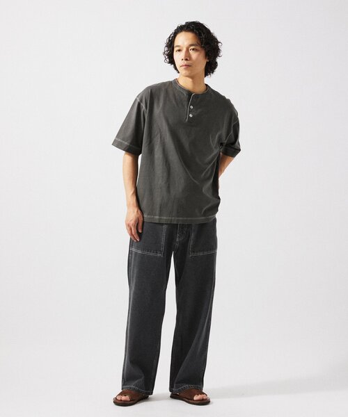 Healthknit（ヘルスニット）の「Healthknit / ヘルスニット 別注 ヘンリーネックTシャツ（Tシャツ/カットソー・メンズ・ホワイト/アイボリー/ブラック系その他/チョコ/ピンク系その他・SMALL/MEDIUM/LARGE/X-LARGE）」の22枚目の写真