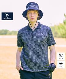adabat（アダバット）の「【新レーベル ADABAT NAVY】遮熱 フルールドリスポロシャツ（ポロシャツ）」