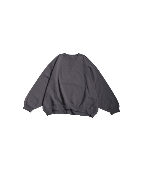 antiqua（アンティカ）の「バスクドルマン トップス（Tシャツ/カットソー・レディース・ホワイト/グレー/アッシュグレー/ブラック/グレイッシュベージュ・ONESIZE）」の9枚目の写真