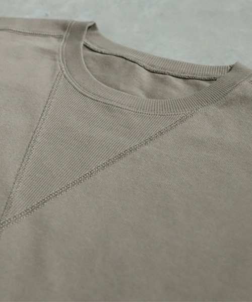 antiqua（アンティカ）の「バスクドルマン トップス（Tシャツ/カットソー・レディース・ホワイト/グレー/アッシュグレー/ブラック/グレイッシュベージュ・ONESIZE）」の12枚目の写真
