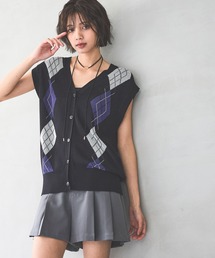 PAGEBOY | アーガイルニットベスト(ベスト)