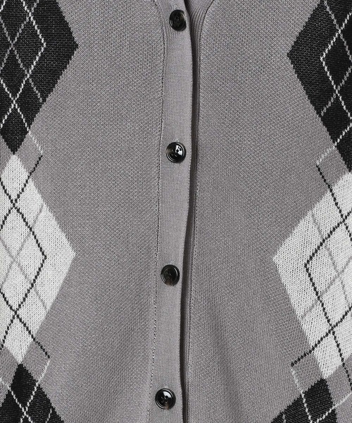 PAGEBOY（ページボーイ）の「アーガイルニットベスト（ベスト・レディース・グレー/ブラック/ブラウン・FREE）」の16枚目の写真